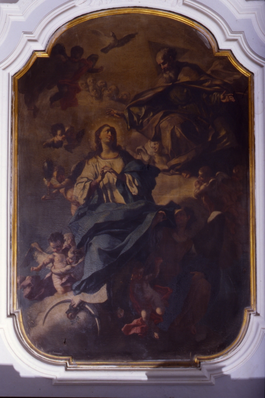 Immacolata Concezione (dipinto) di D'Aste Andrea (primo quarto sec. XVIII)