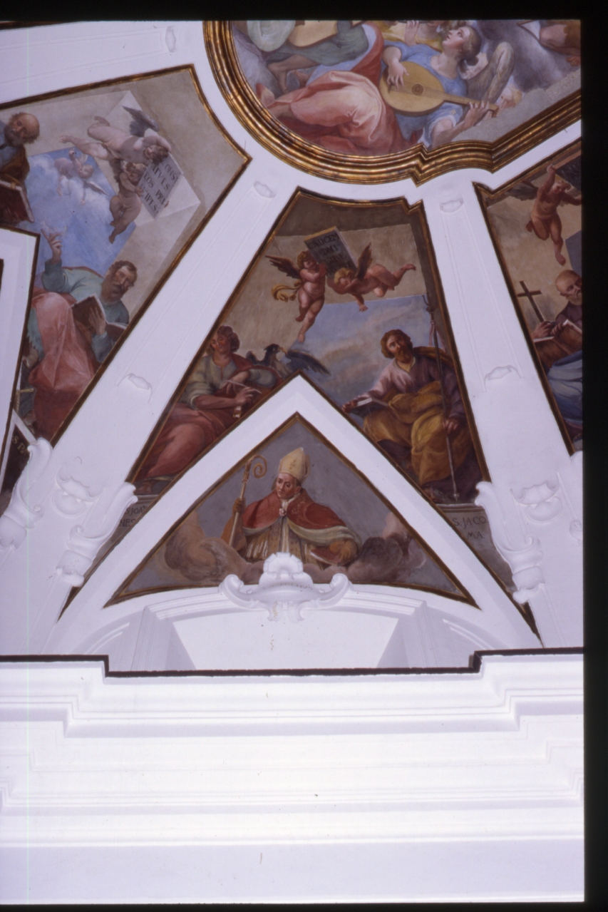San Giovanni e San Giacomo (dipinto, elemento d'insieme) di Corenzio Belisario (e aiuti) (sec. XVII)