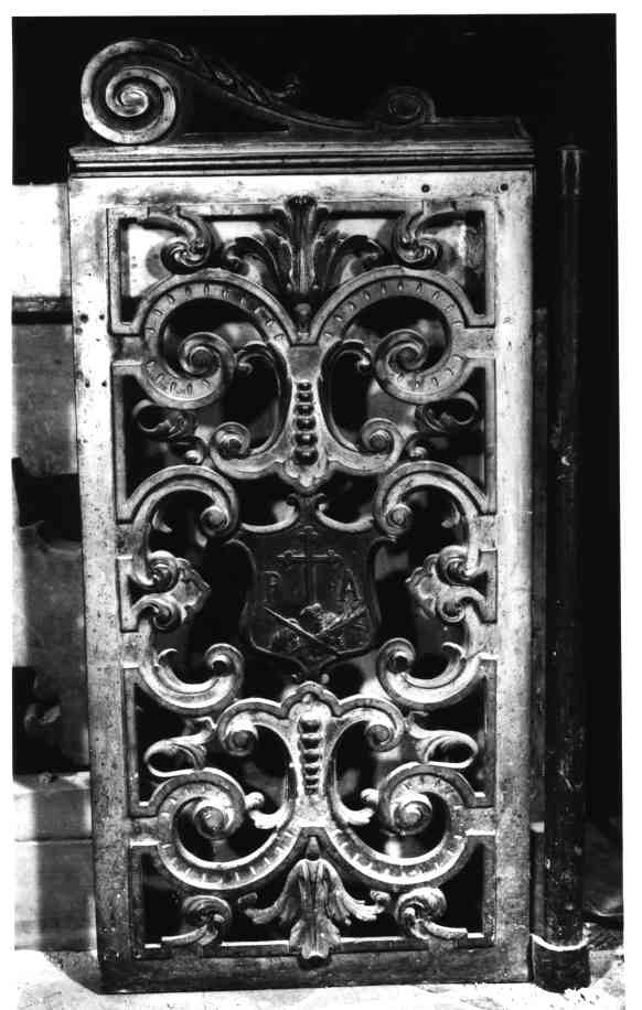 cancello di balaustrata - bottega napoletana (metà sec. XVIII)