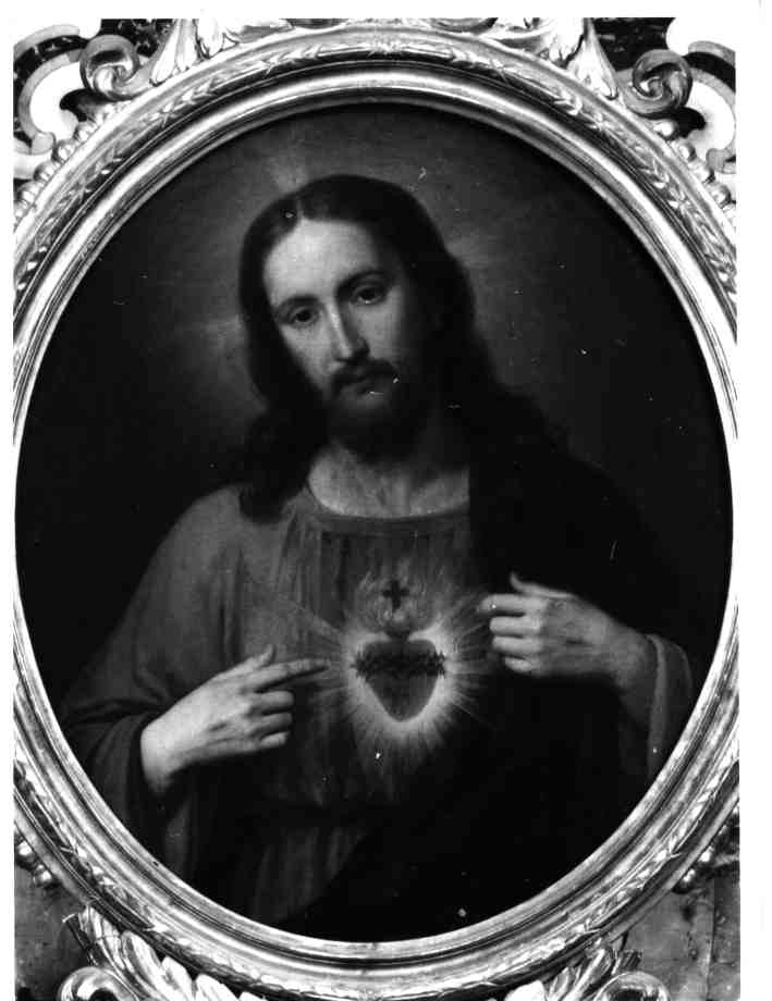 Sacro Cuore di Gesù (dipinto) - bottega napoletana (sec. XIX)
