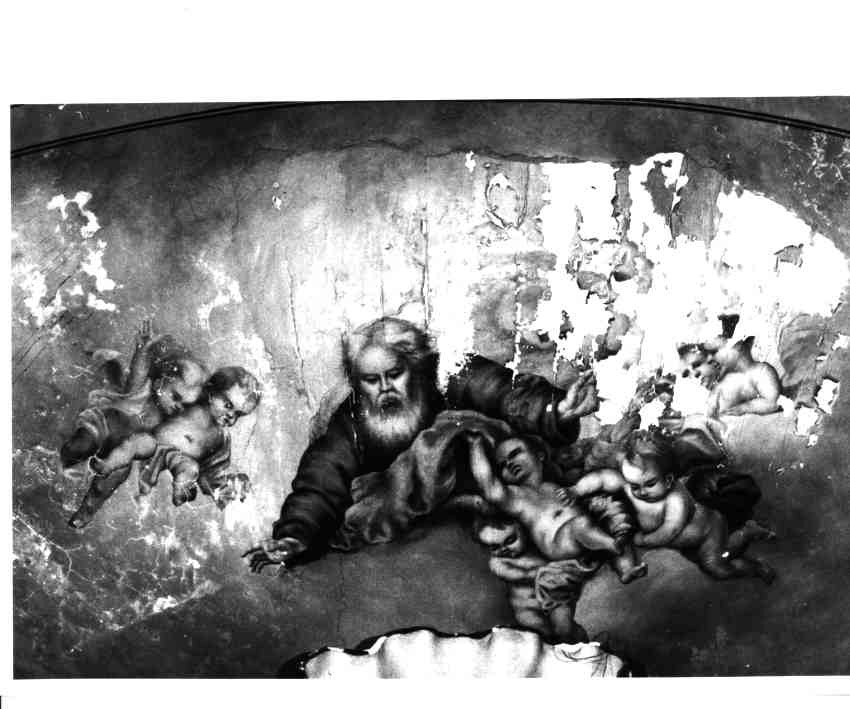 Dio Padre e angeli (dipinto) - ambito napoletano (fine/inizio secc. XIX/ XX)