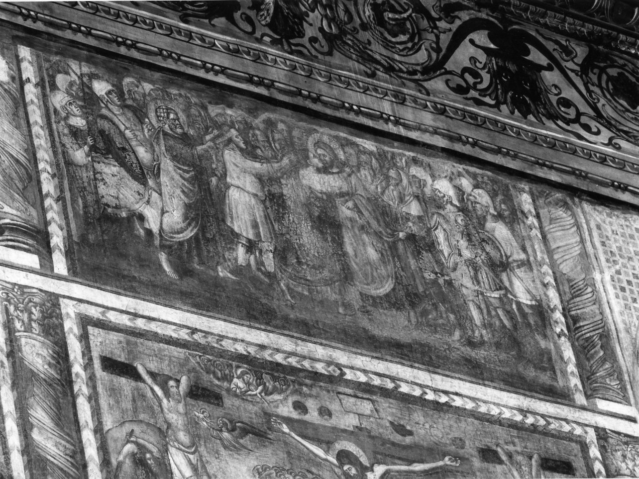 cattura di Cristo (dipinto) di Cavallini Pietro (scuola) (metà sec. XIV)