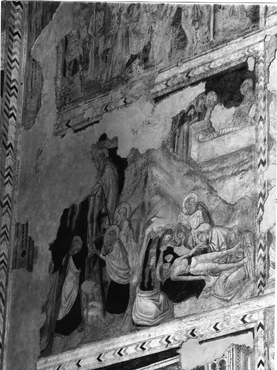 deposizione (dipinto) di Cavallini Pietro (scuola) (metà sec. XIV)
