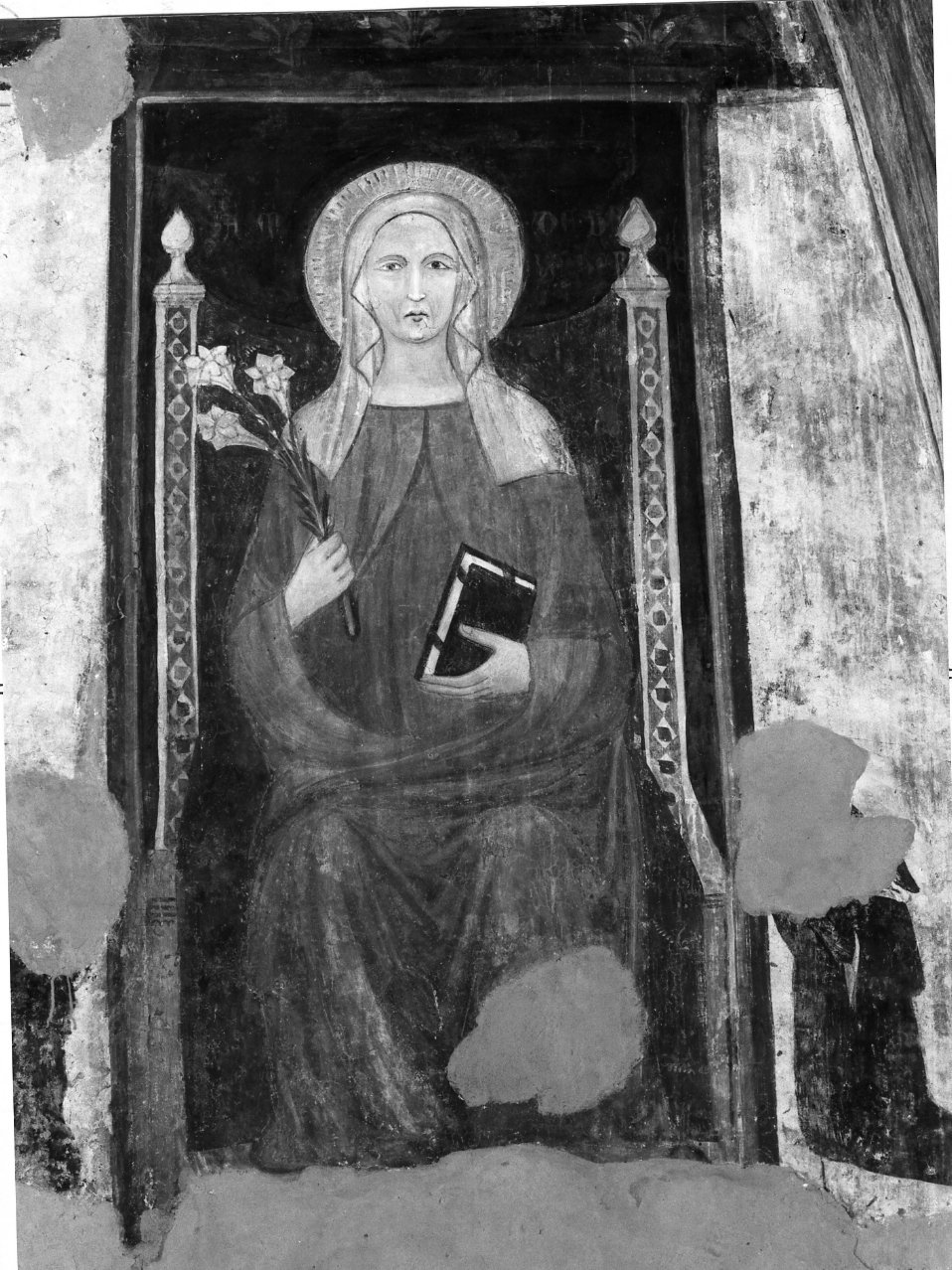 Madonna in trono (dipinto) - ambito napoletano (metà sec. XIV)