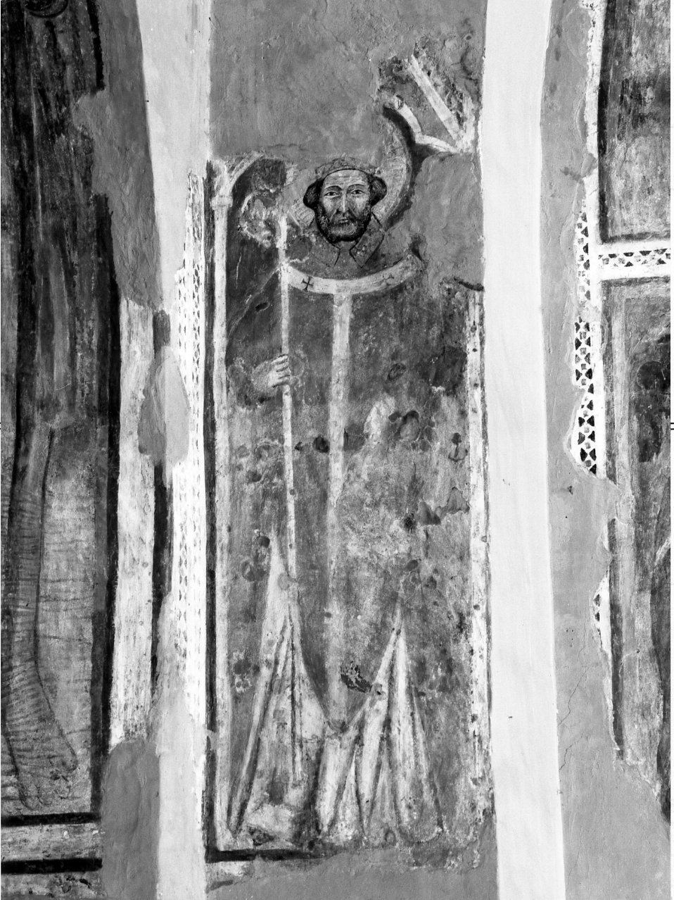 Santo vescovo (dipinto) - ambito napoletano (metà sec. XIV)