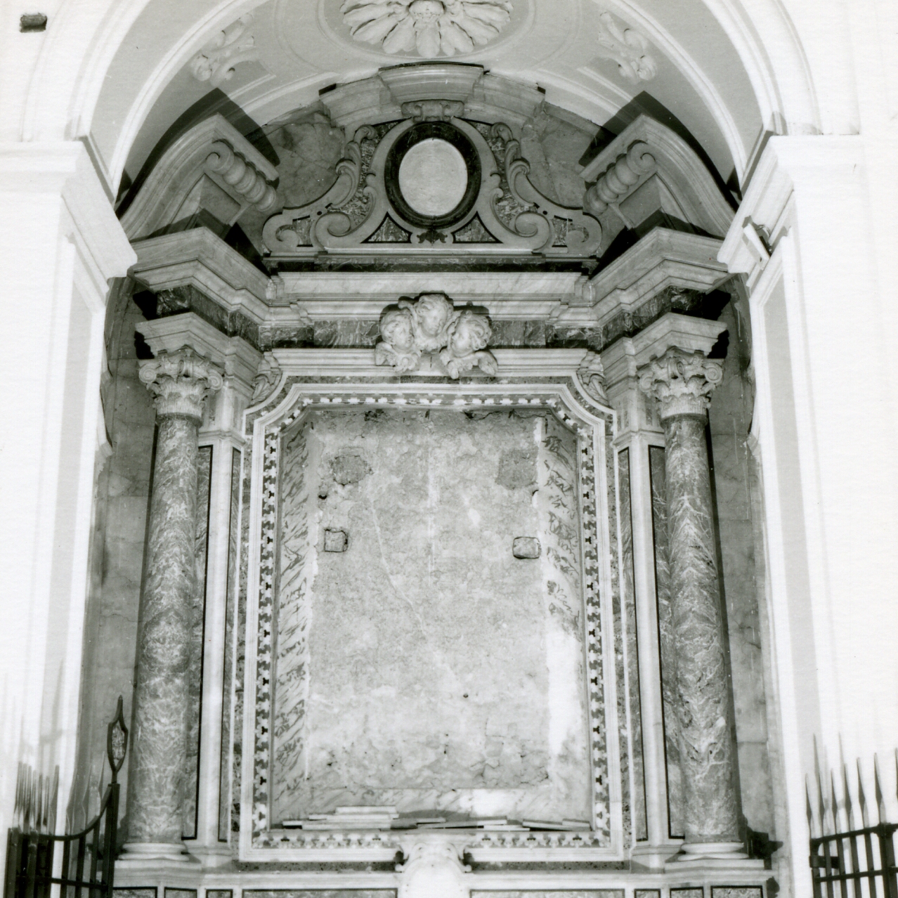 mostra d'altare, serie - bottega napoletana (inizio sec. XVIII)