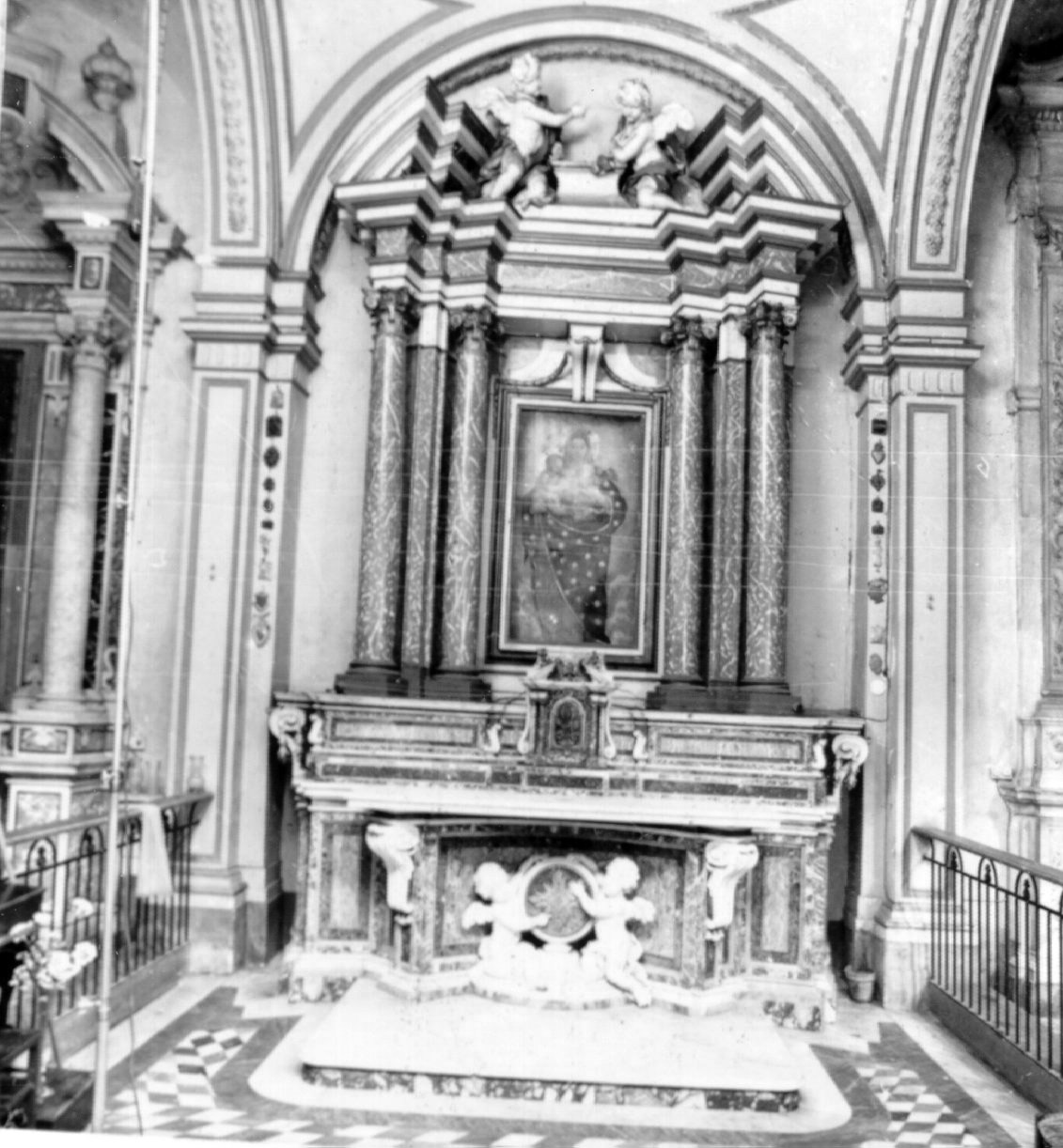 mostra d'altare di Sammartino Giuseppe (cerchia) (sec. XVIII)