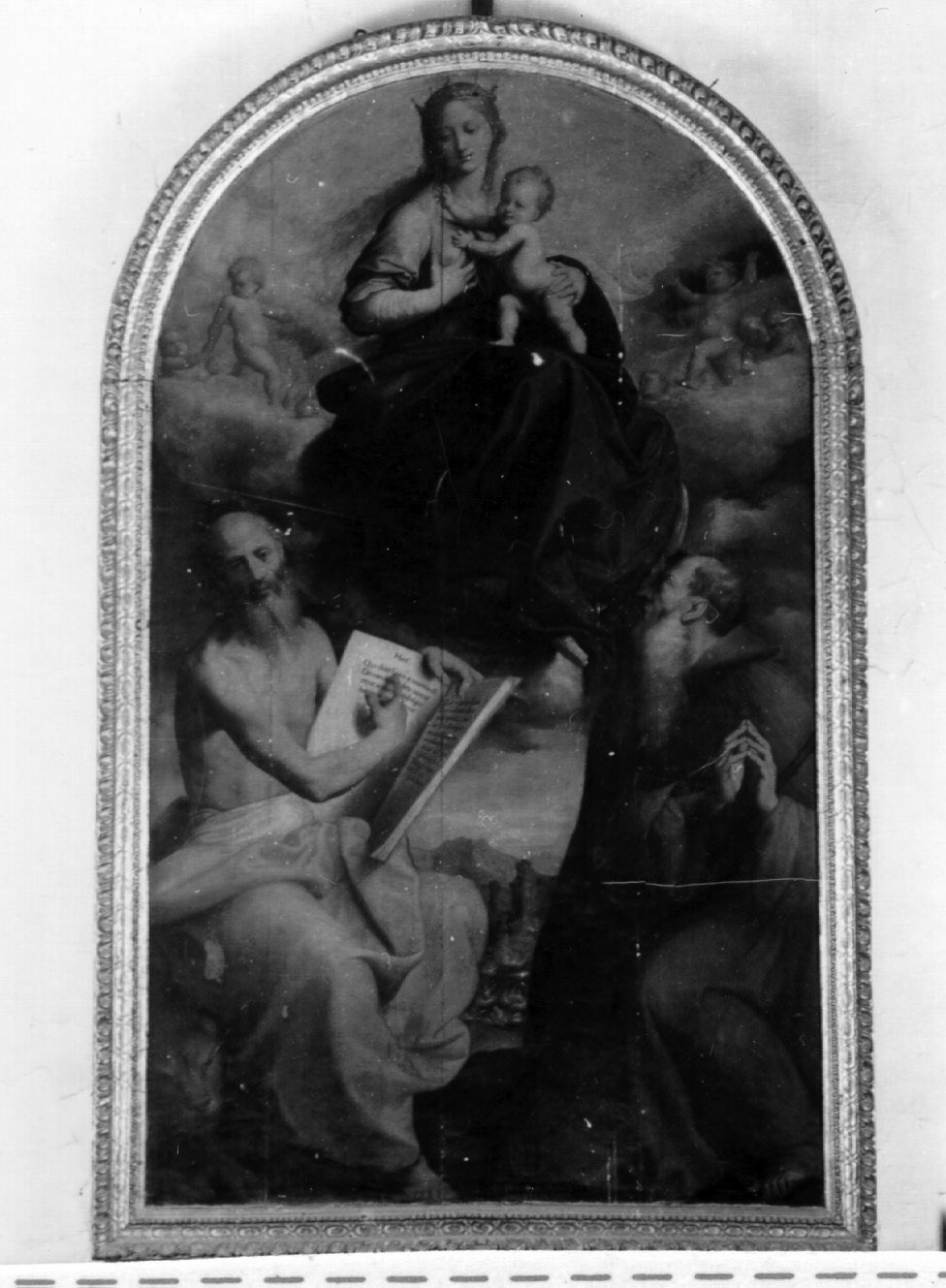 Madonna con Bambino (dipinto) di D'Aloisio Aniello (sec. XIX)