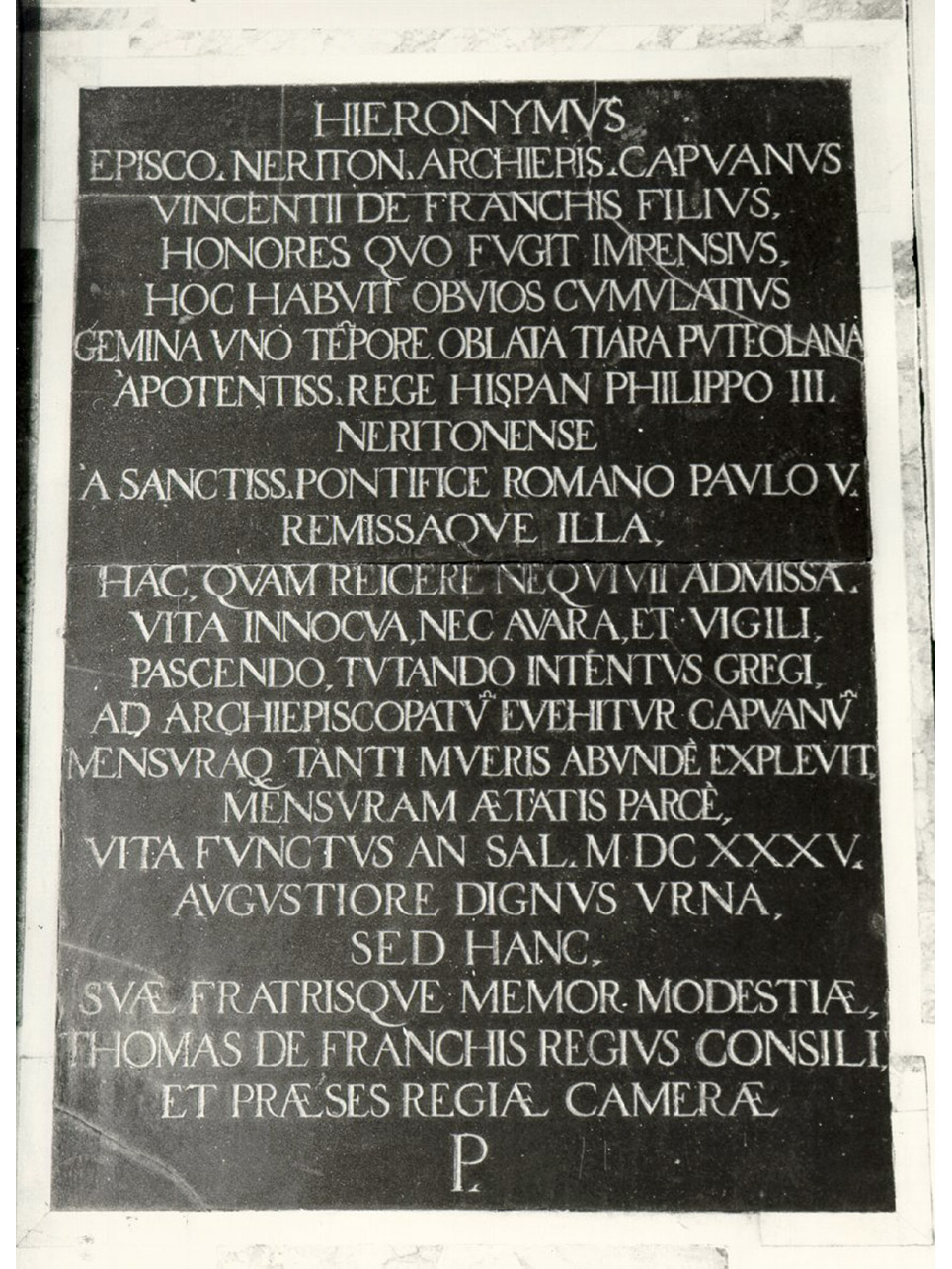 lapide commemorativa di Malasomma Andrea (primo quarto sec. XVI)