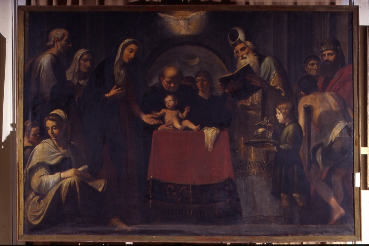 circoncisione di Gesù Bambino (dipinto) di Azzolino Giovanni Bernardino (sec. XVII)