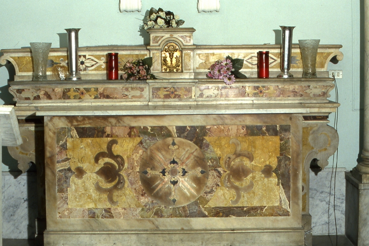 altare maggiore - bottega napoletana (seconda metà sec. XVII)