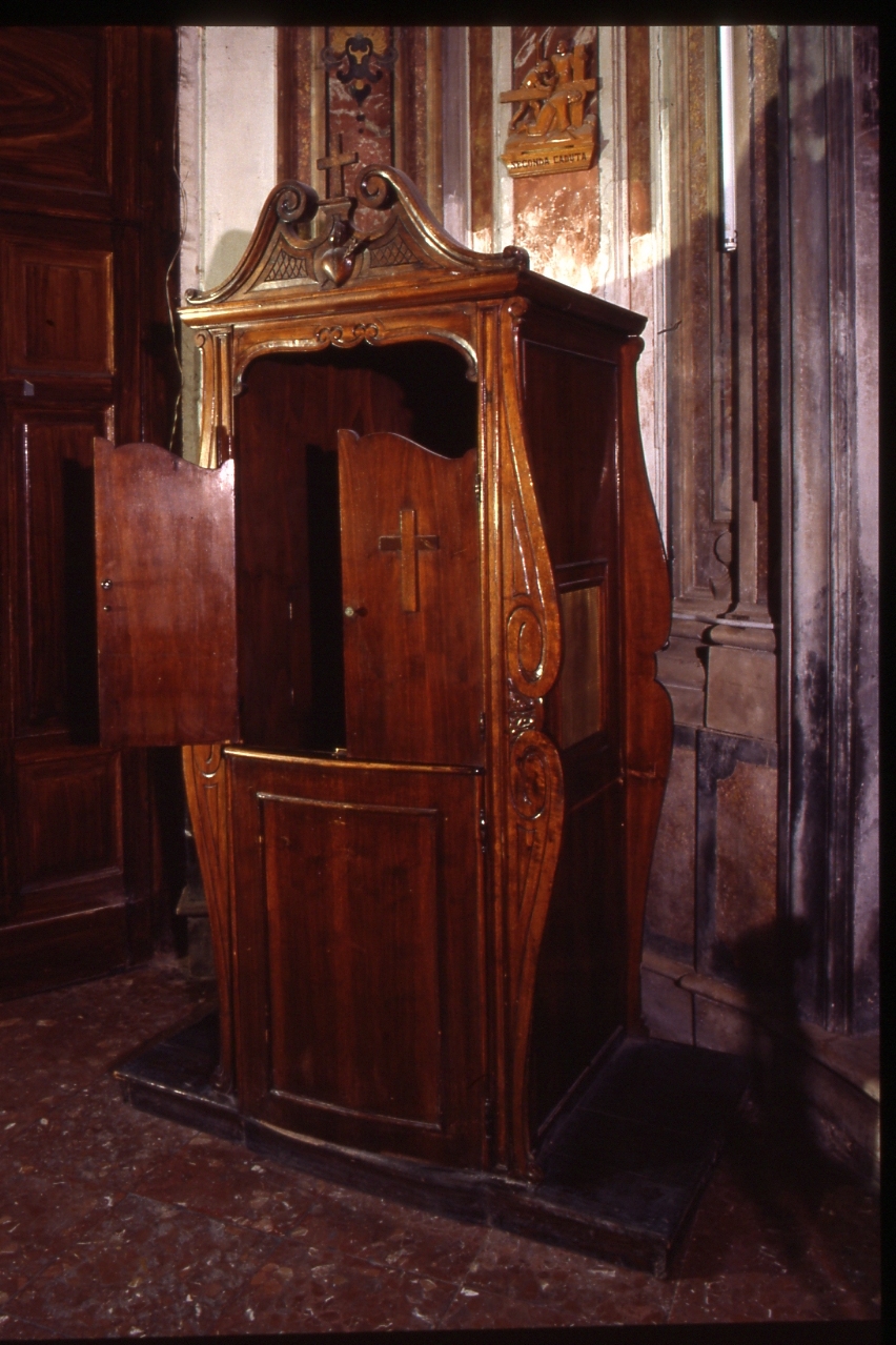 confessionale - bottega napoletana (fine sec. XIX)
