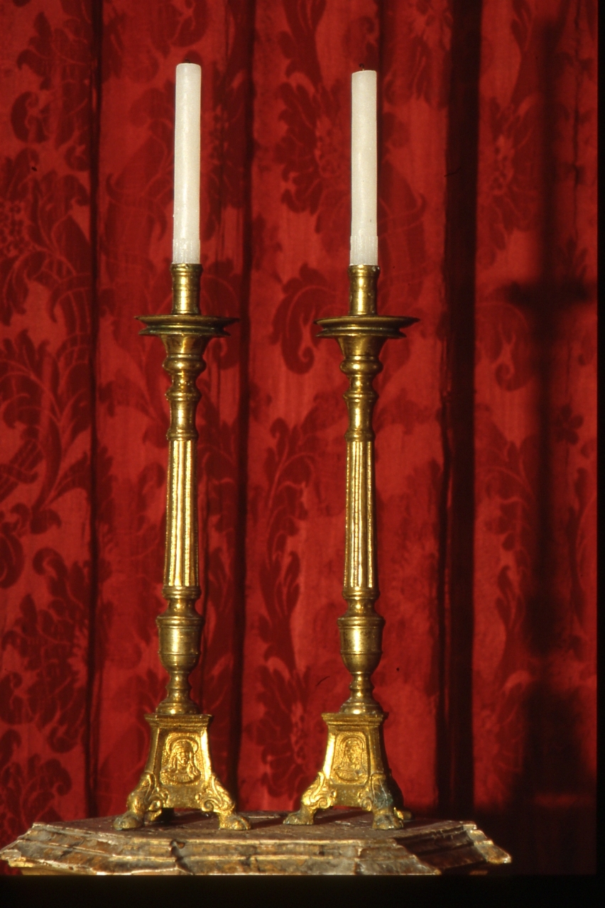 candeliere - bottega napoletana (prima metà sec. XX)