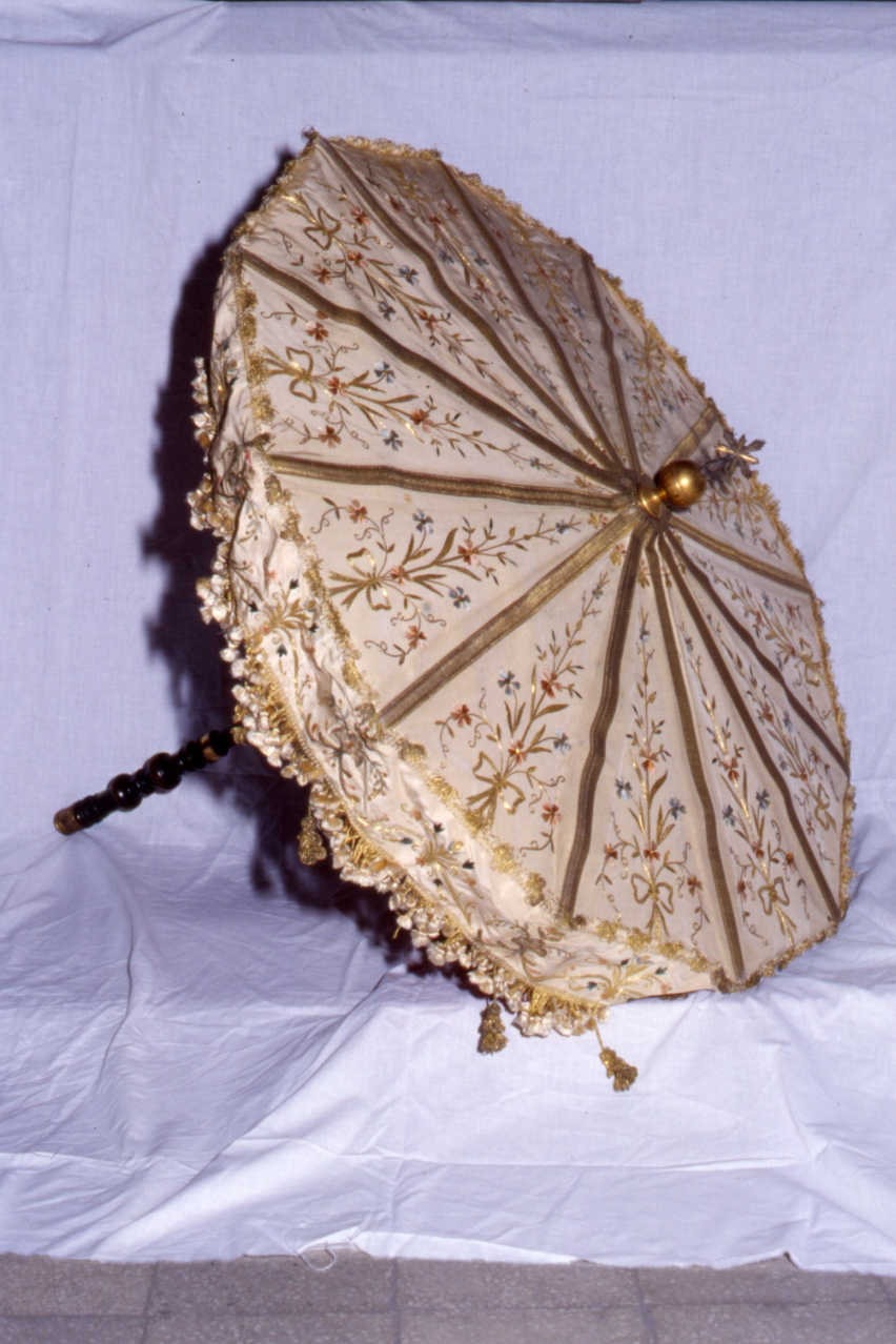 ombrellino processionale - bottega napoletana, manifattura napoletana (seconda metà sec. XIX)