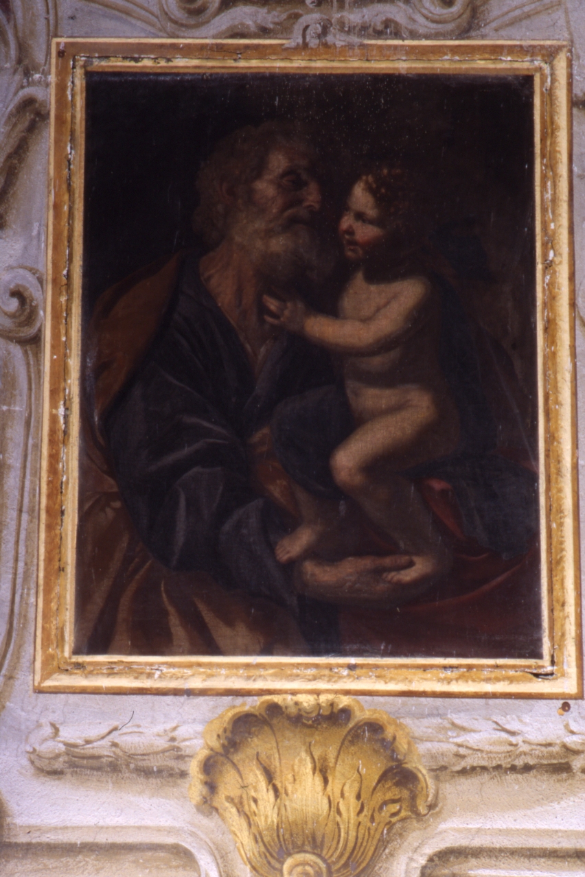 San Giuseppe e Gesù Bambino (dipinto) - ambito napoletano (secondo quarto sec. XVIII)
