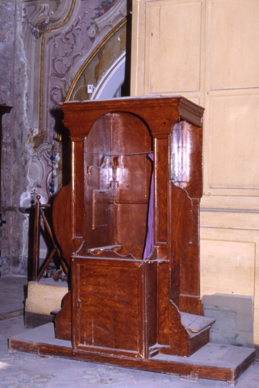 confessionale - bottega napoletana (prima metà sec. XIX)