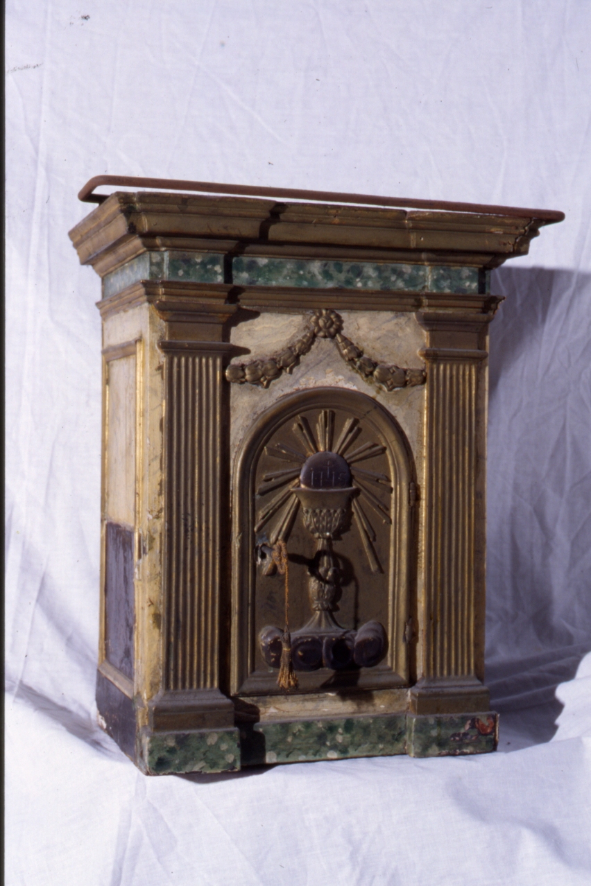 tabernacolo portatile - bottega napoletana (inizio sec. XIX)