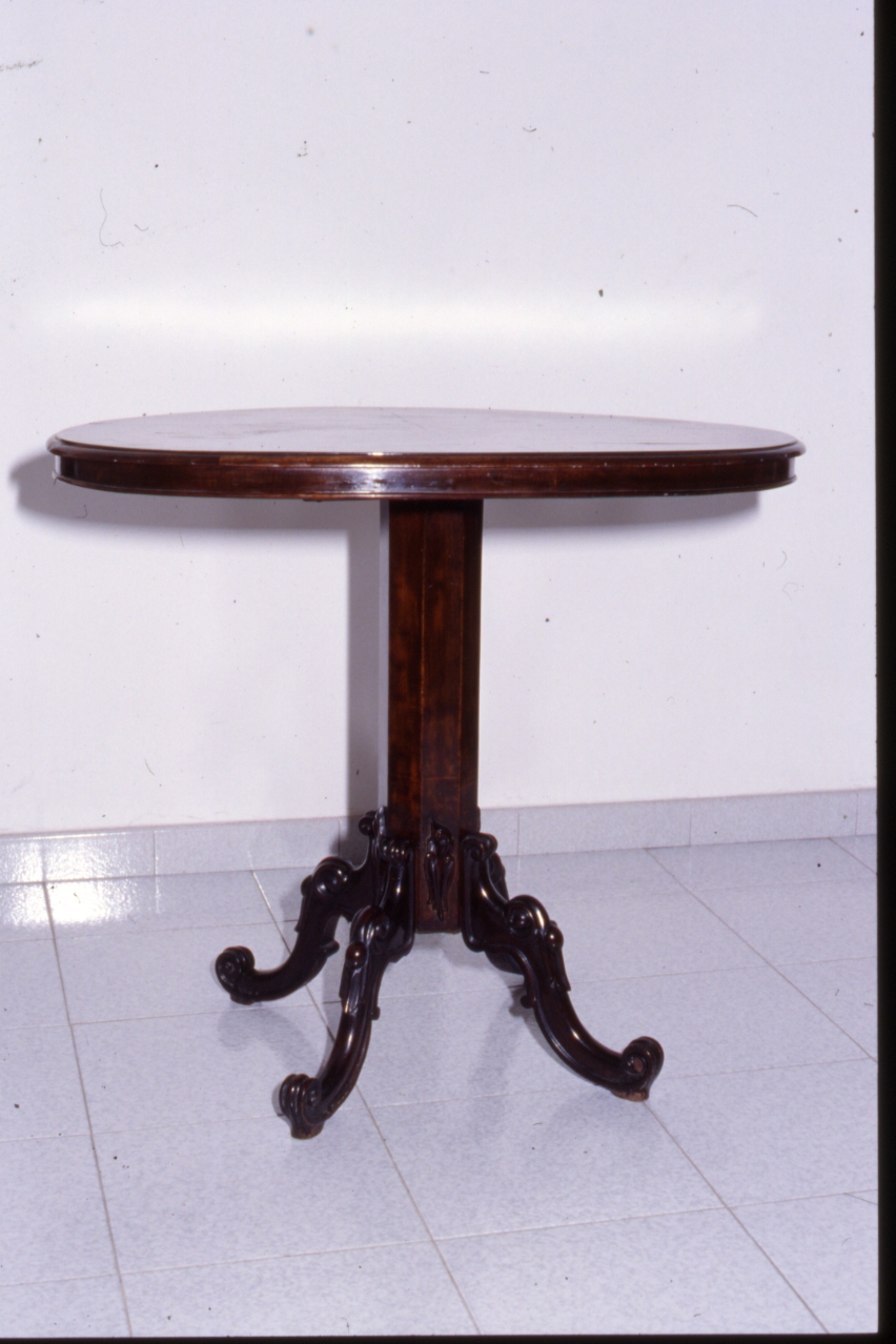 tavolino - bottega napoletana (prima metà sec. XIX)