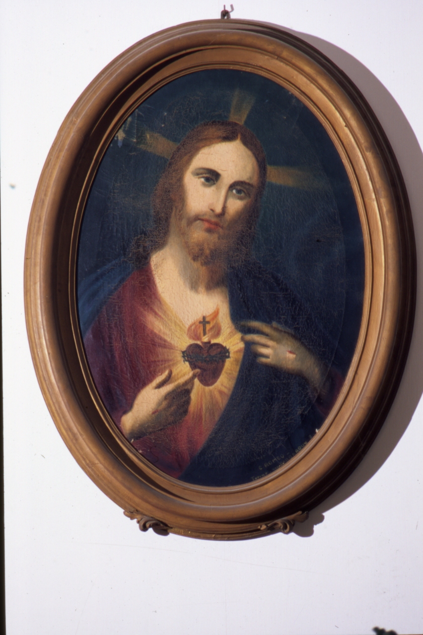 Sacro Cuore di Gesù (dipinto) di Romeo E (seconda metà sec. XIX)