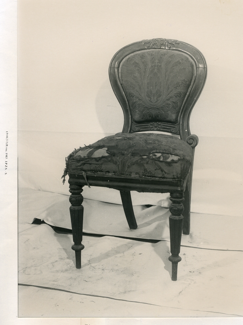 sedia - bottega napoletana (seconda metà sec. XIX)