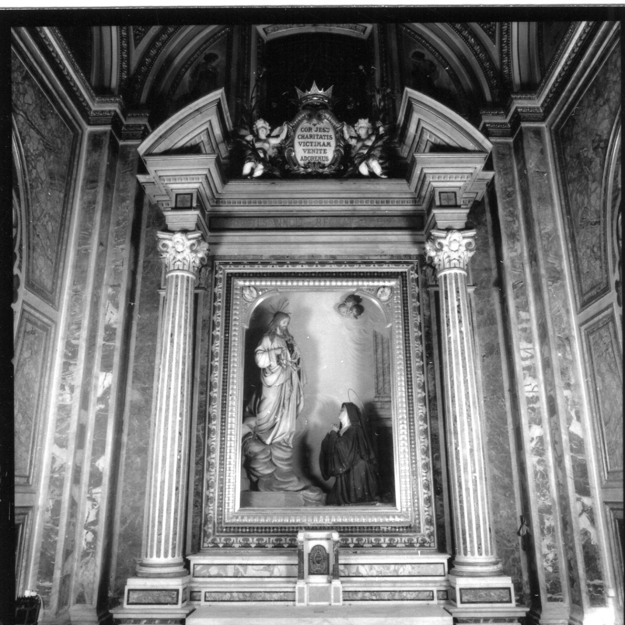 mostra d'altare - bottega napoletana (primo quarto sec. XVIII)