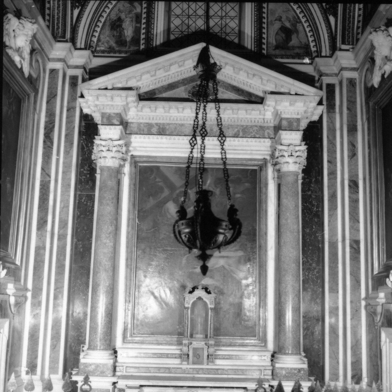 mostra d'altare - bottega napoletana (prima metà sec. XVII)