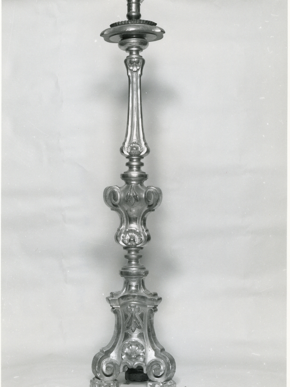 candelabro, serie - bottega napoletana (sec. XIX)