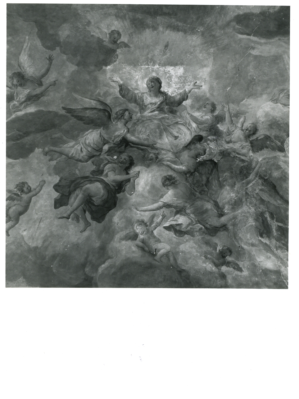 Madonna in gloria (dipinto) - ambito napoletano (sec. XVIII)