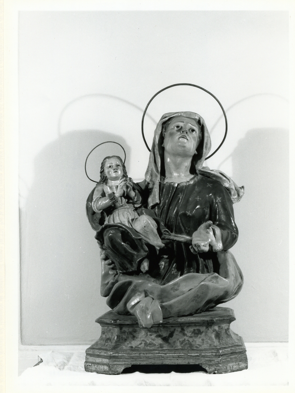 Maria Vergine bambina e Sant'Anna (scultura) - bottega napoletana (fine sec. XVIII)
