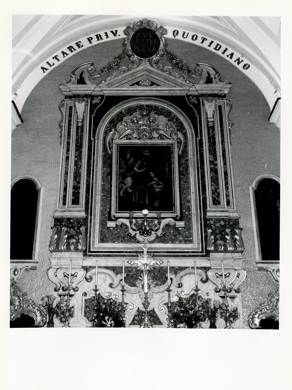 mostra d'altare - bottega campana (sec. XIX)