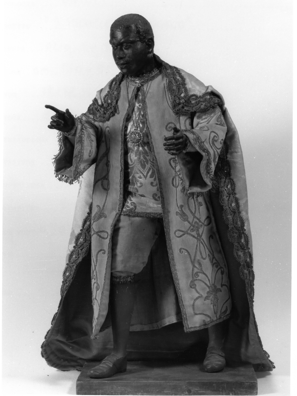 figura maschile (statuetta) - bottega napoletana (inizio sec. XIX)