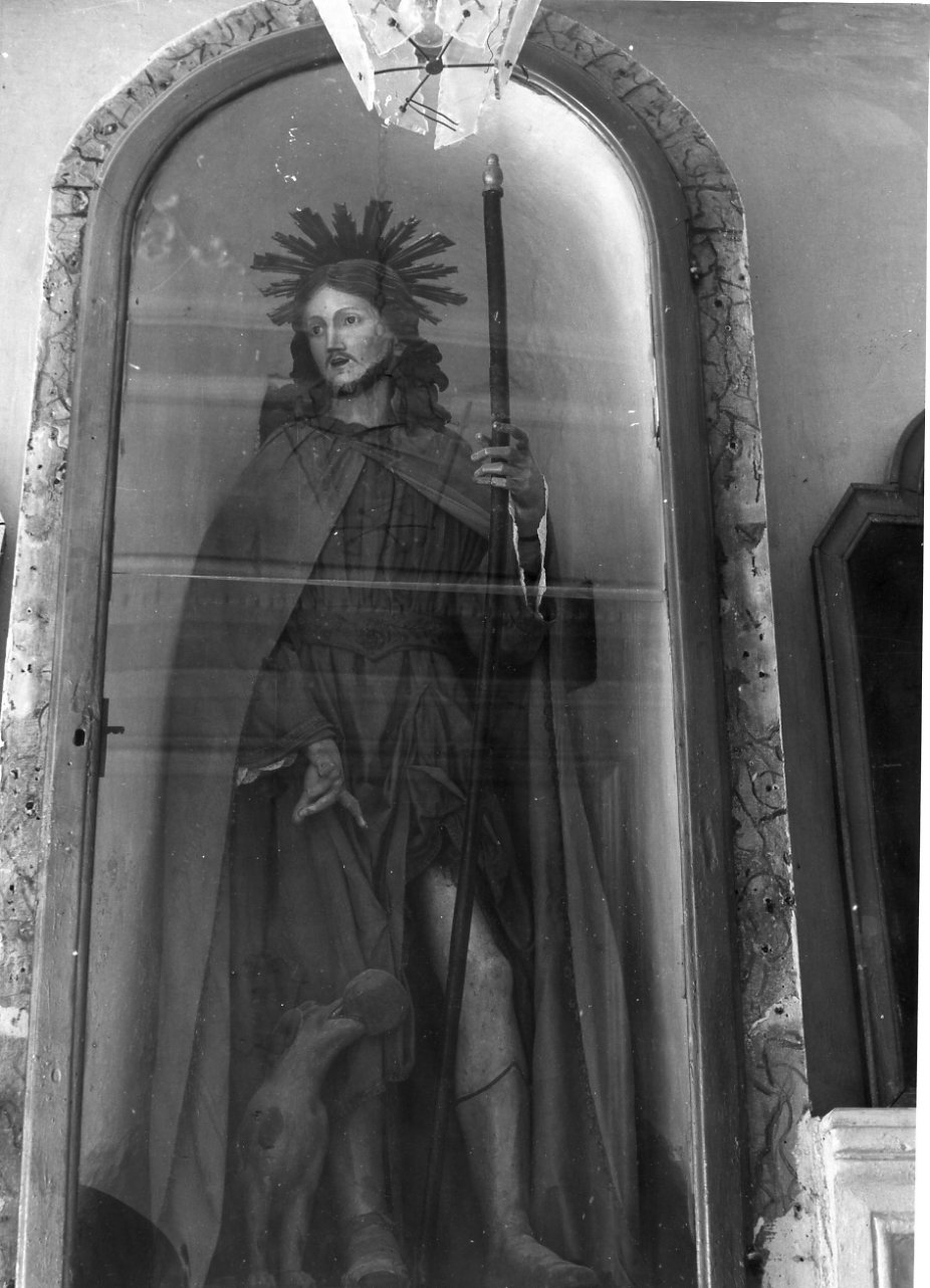 San Rocco (statua) - bottega napoletana (prima metà sec. XIX)