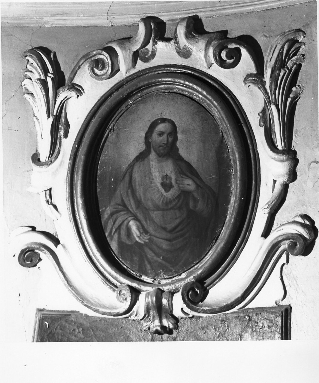 Sacro Cuore di Gesù (dipinto) di Scotti Lachianca Antonio (seconda metà sec. XIX)