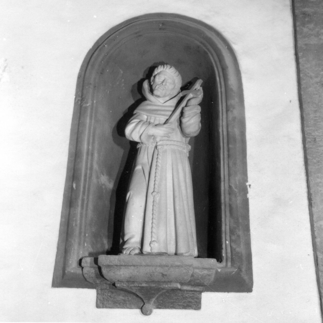 San Francesco d'Assisi (statua) - bottega napoletana (sec. XVII)