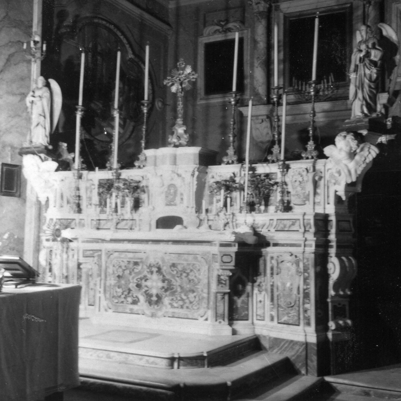 altare maggiore - bottega napoletana (metà sec. XVIII)