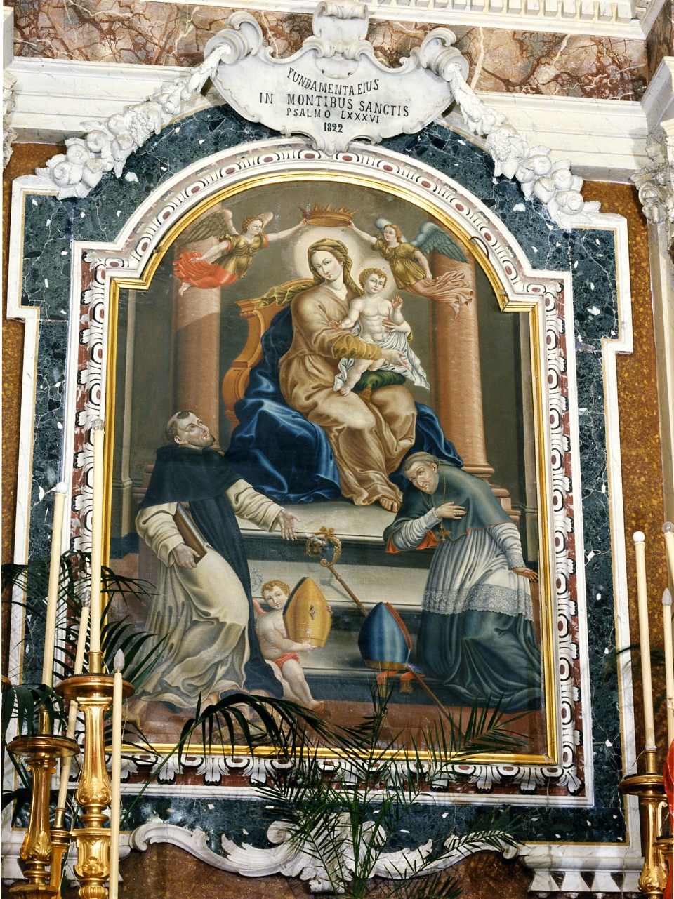 Madonna con Bambino e Santi (dipinto) - ambito napoletano (primo quarto sec. XIX)