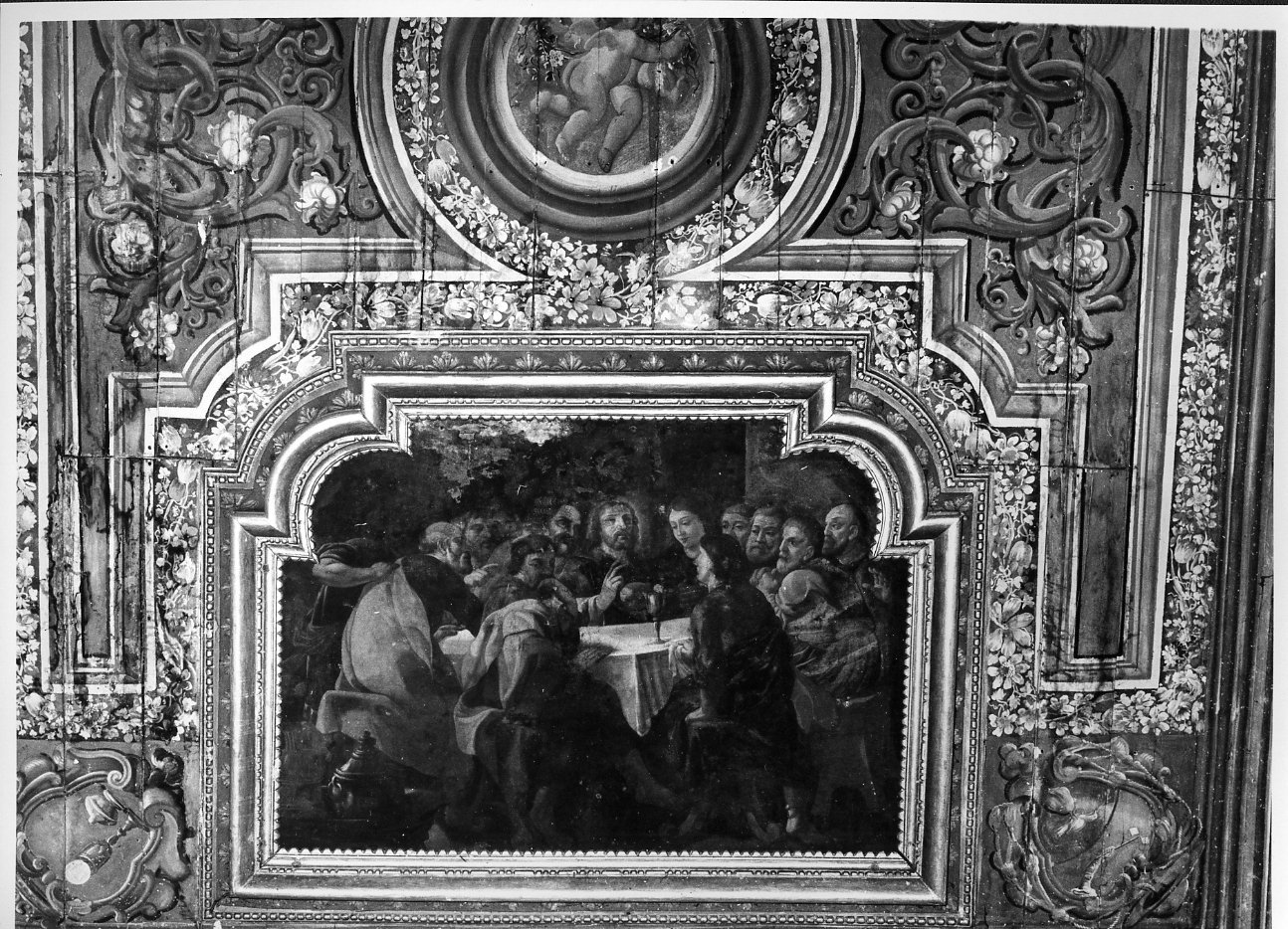 ultima cena (dipinto) - ambito napoletano (sec. XVII)