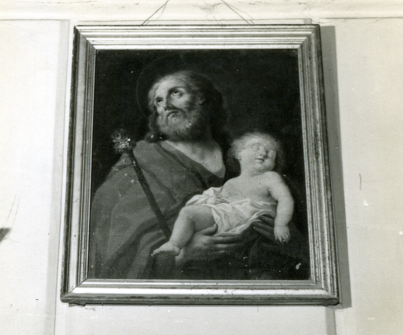 San Giuseppe e Gesù Bambino (dipinto) - ambito napoletano (sec. XVIII)