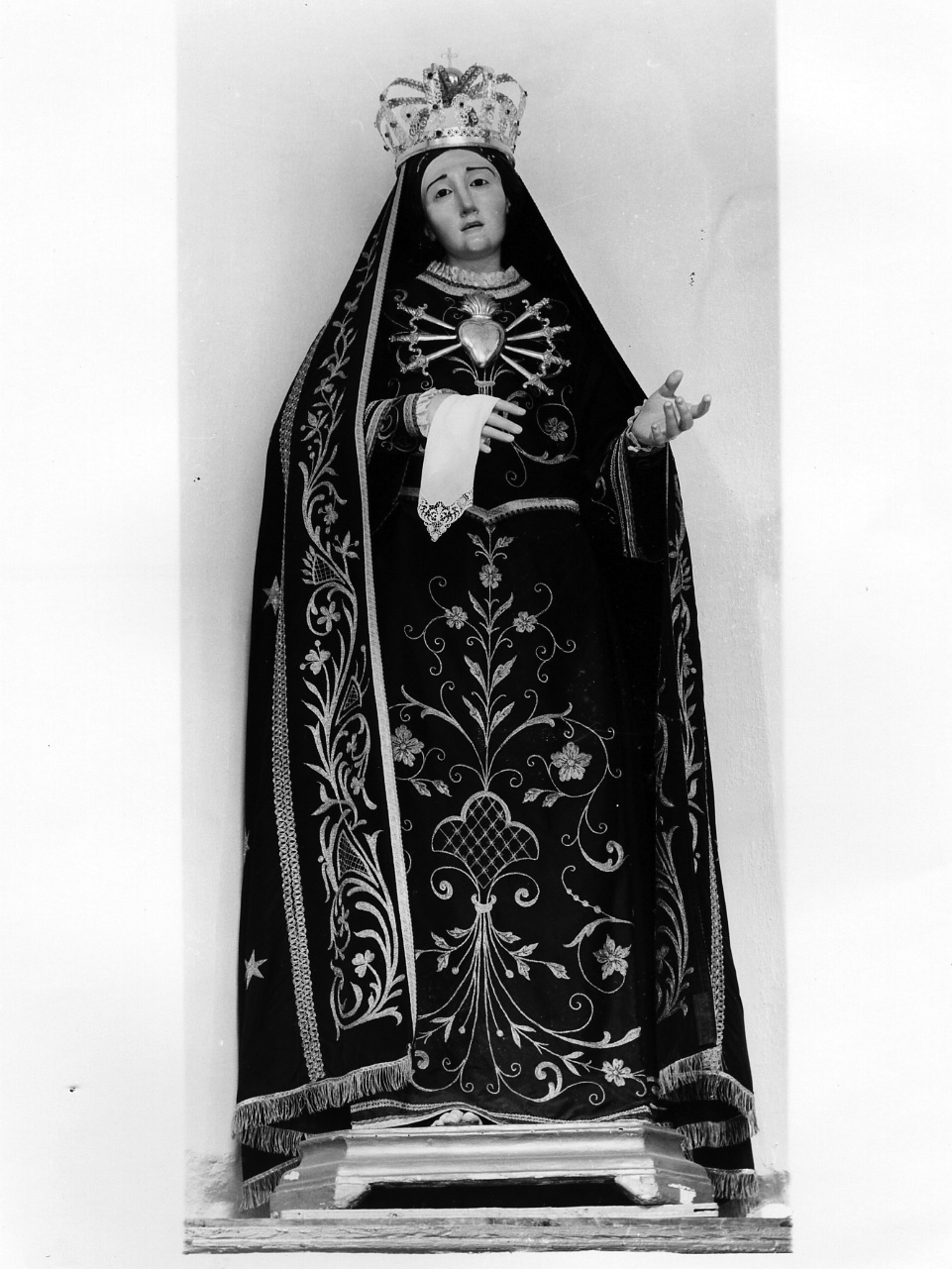 Madonna Addolorata (statua) - bottega napoletana (seconda metà sec. XIX)