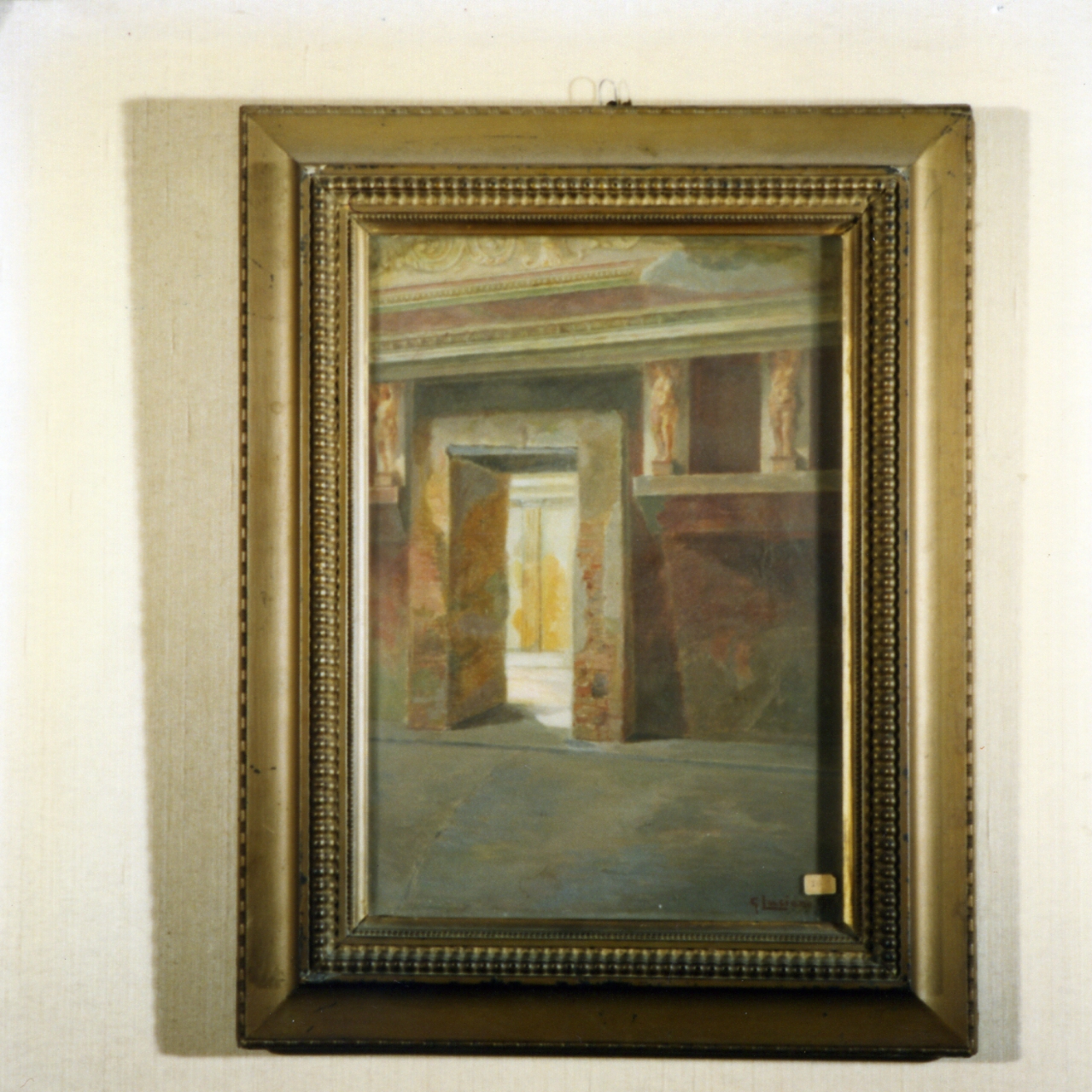 tepidarium (pompei) (dipinto) di Gennaro Luciano (inizio sec. XX)