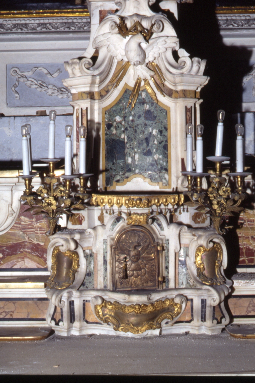 candelabro - bottega napoletana (terzo quarto sec. XVIII)