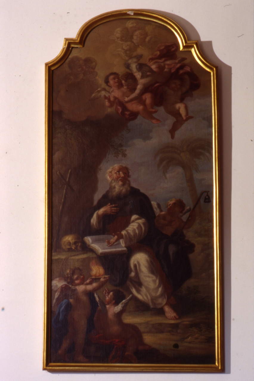 Sant'Antonio Abate (dipinto) di Cingeri Giovanni (sec. XVIII)