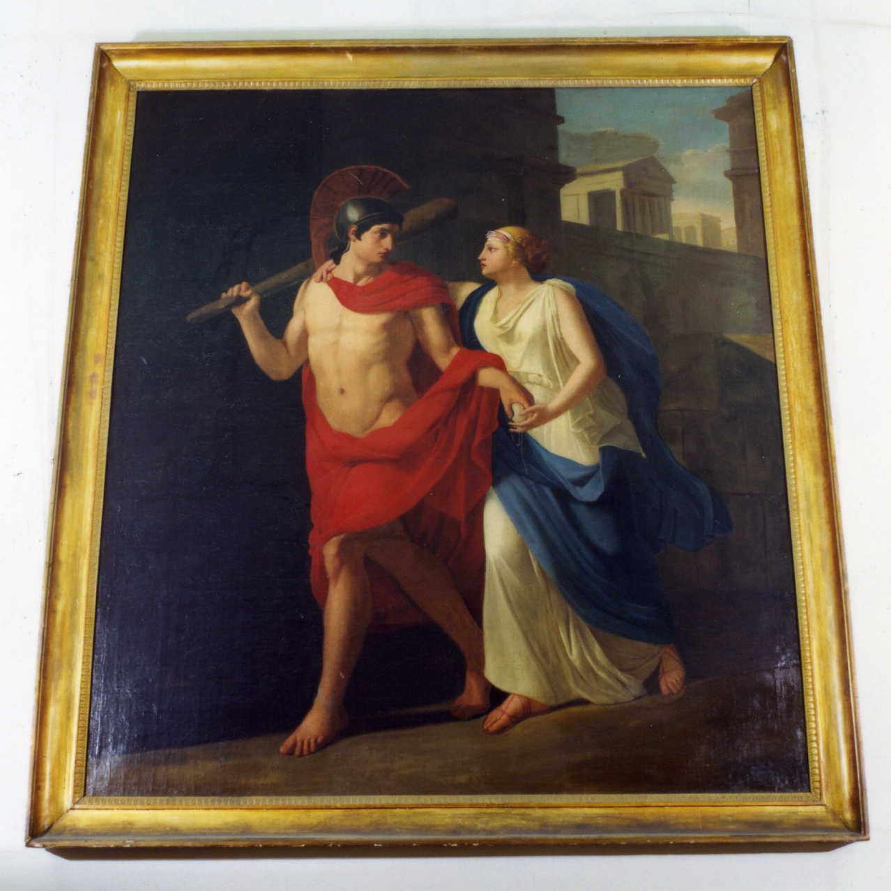 Teseo e Arianna (dipinto) di De Martino Giovanni (metà sec. XIX)