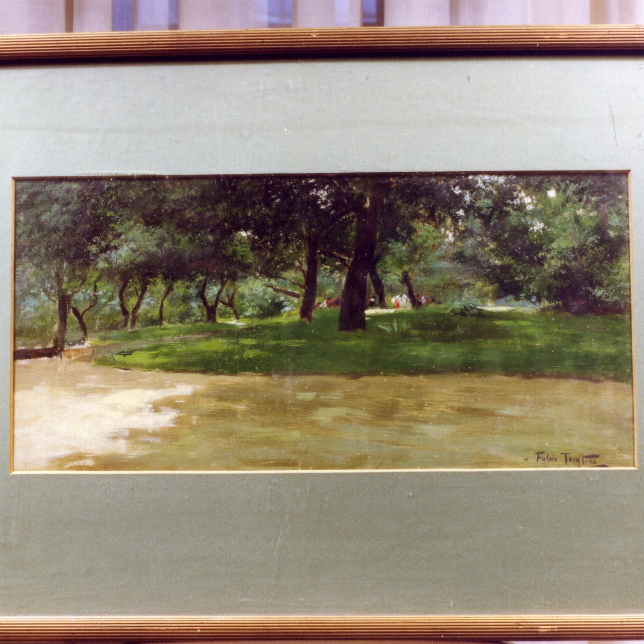 paesaggio (dipinto) di Tessitore Fulvio (fine/inizio secc. XIX/ XX)