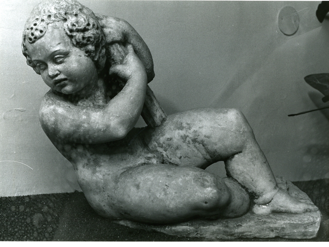 PUTTO (SCULTURA) - AMBITO NAPOLETANO (Metà sec. XVII)