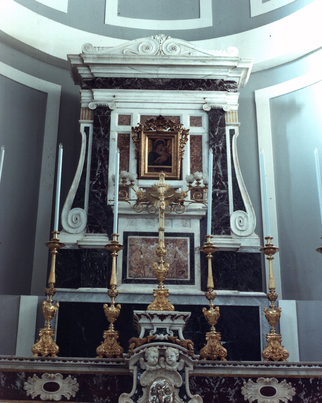 mostra d'altare - bottega napoletana (fine/inizio secc. XVIII/ XIX)
