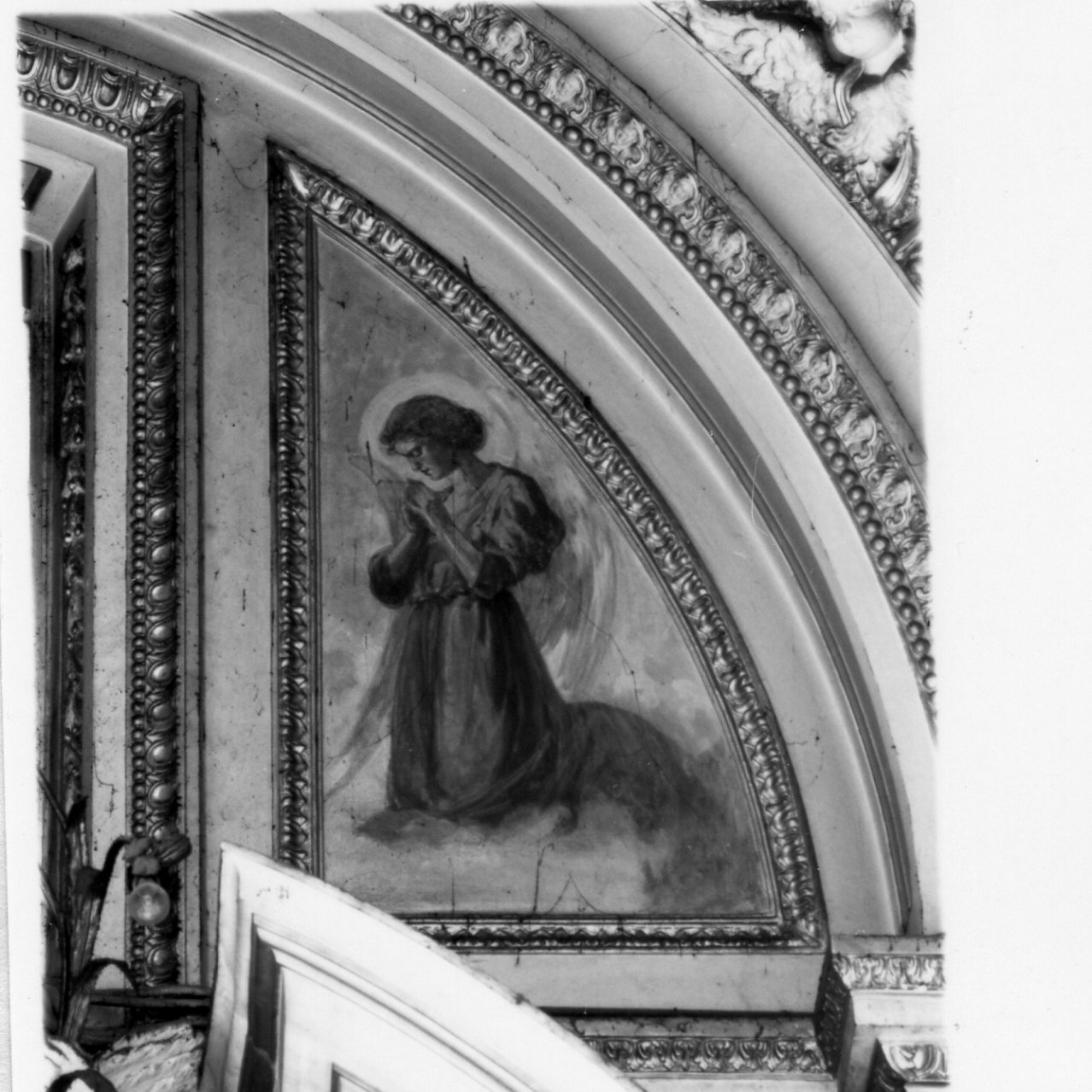 angelo orante (dipinto) di Aprea Giuseppe (sec. XX)