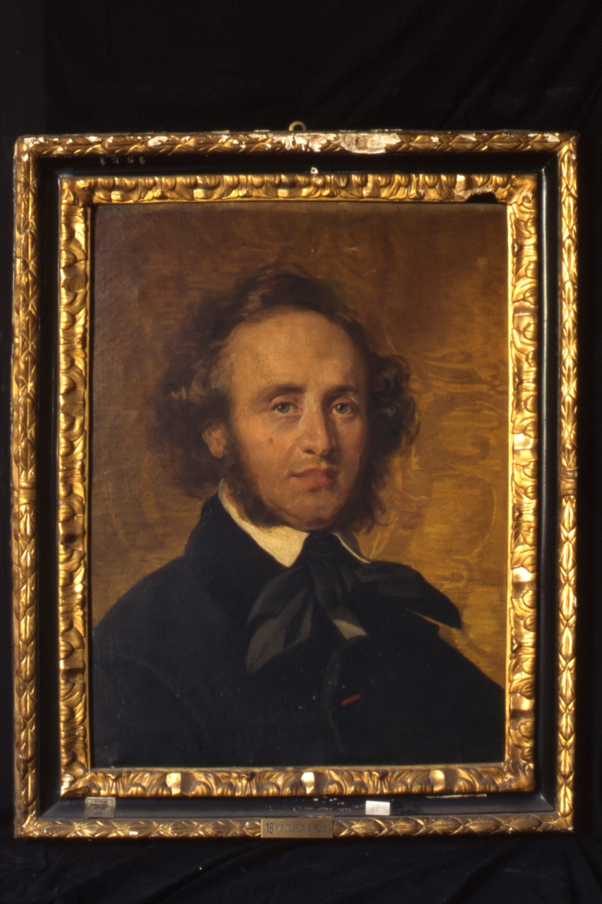 ritratto di Felix Mendelssohn Bartholdy (dipinto) di Talarico Achille (ultimo quarto sec. XIX)