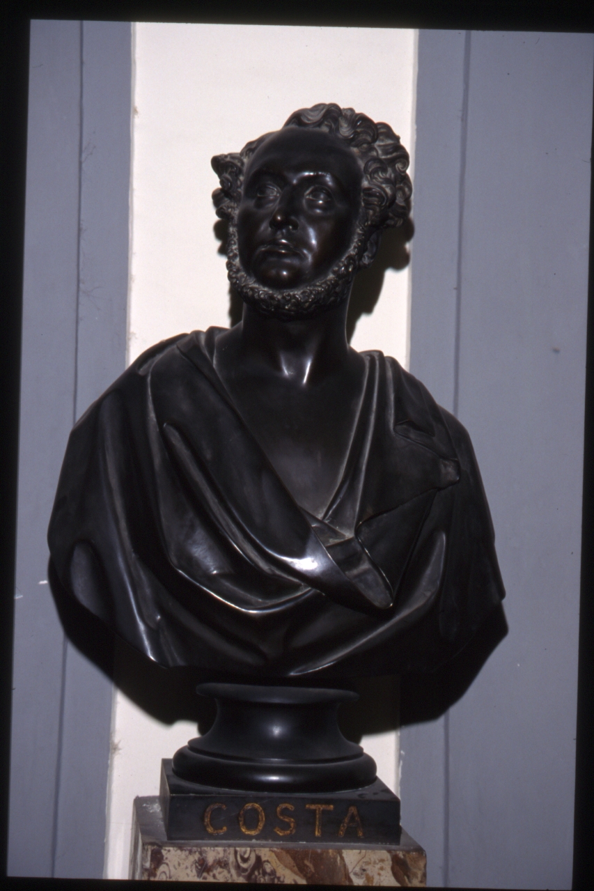 ritratto di Michele Costa (busto) di Olivieri E. A (sec. XIX)