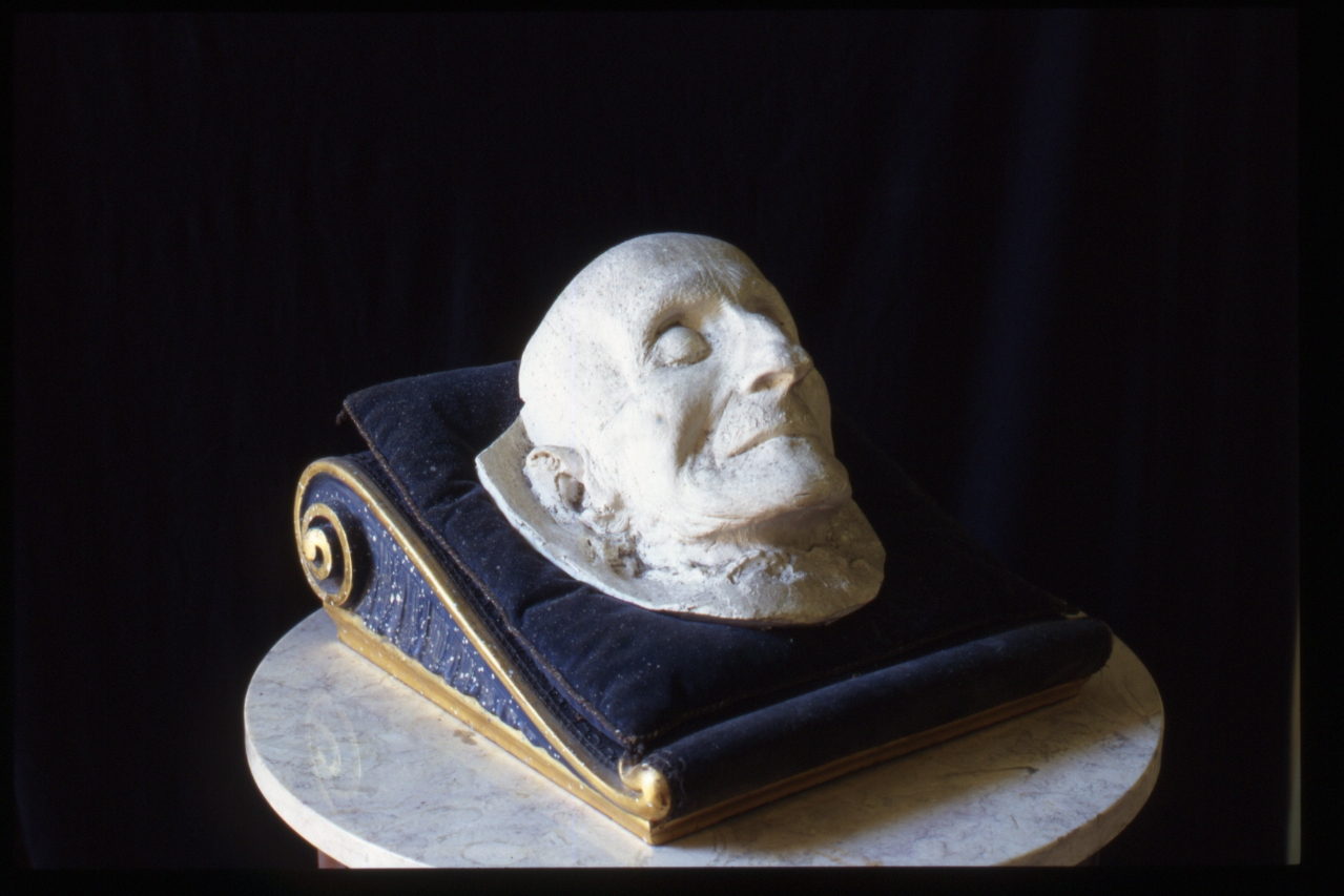 ritratto di Nicolò Zingarelli (maschera funebre) - bottega napoletana (sec. XIX)